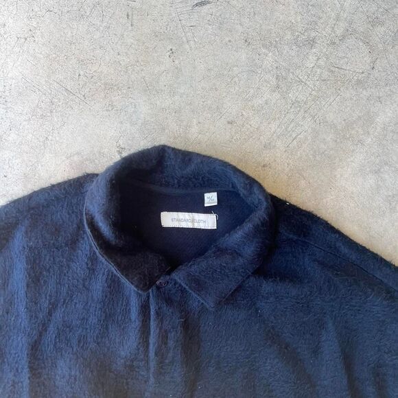 Standard Cloth y2k Polo Navy Yacht Mens size M - Picture 2 of 2
